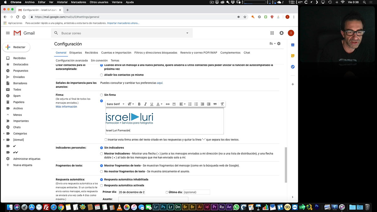 Correo Gmail: Configuración del programa Parte 1
