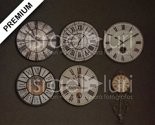 Set 01 Relojes Plantilla Photoshop PSD Recurso Premium Israel Luri