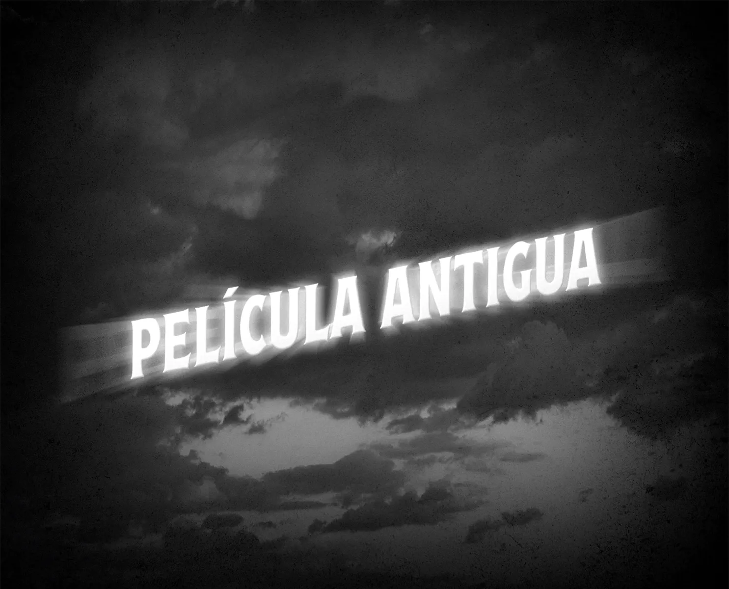 Efecto Texto Película Antigua