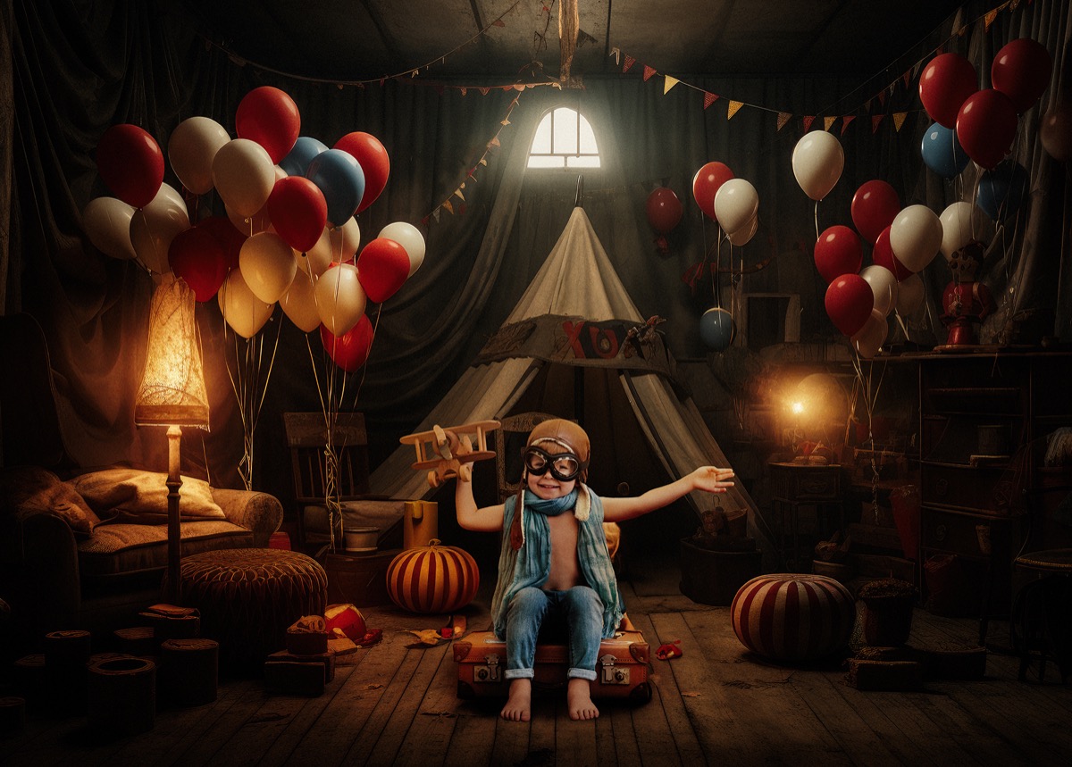 decorados de circo para fotos infantiles