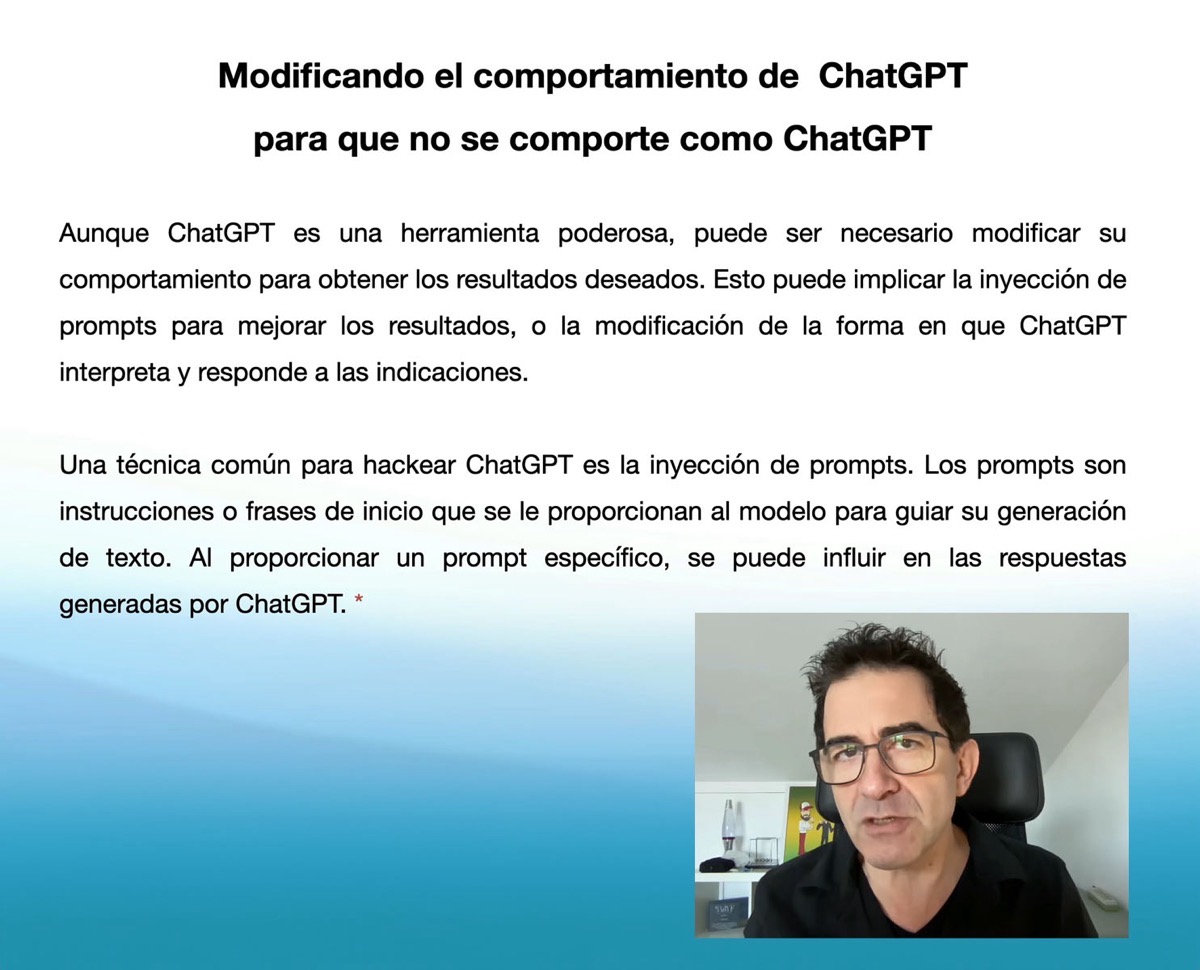 Modificación del Comportamiento de ChatGPT en acción