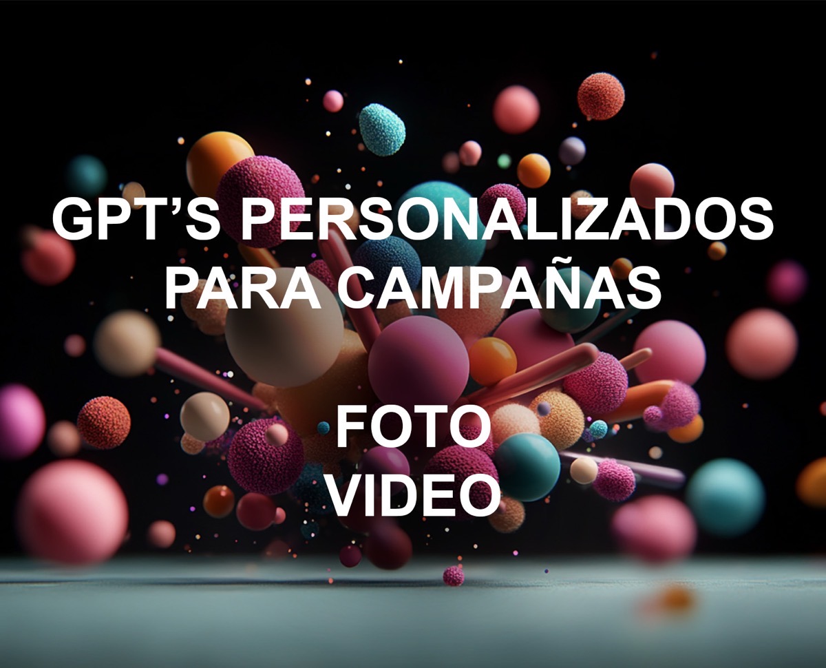 Pantalla mostrando agentes GPT personalizados diseñados para fotógrafos creativos