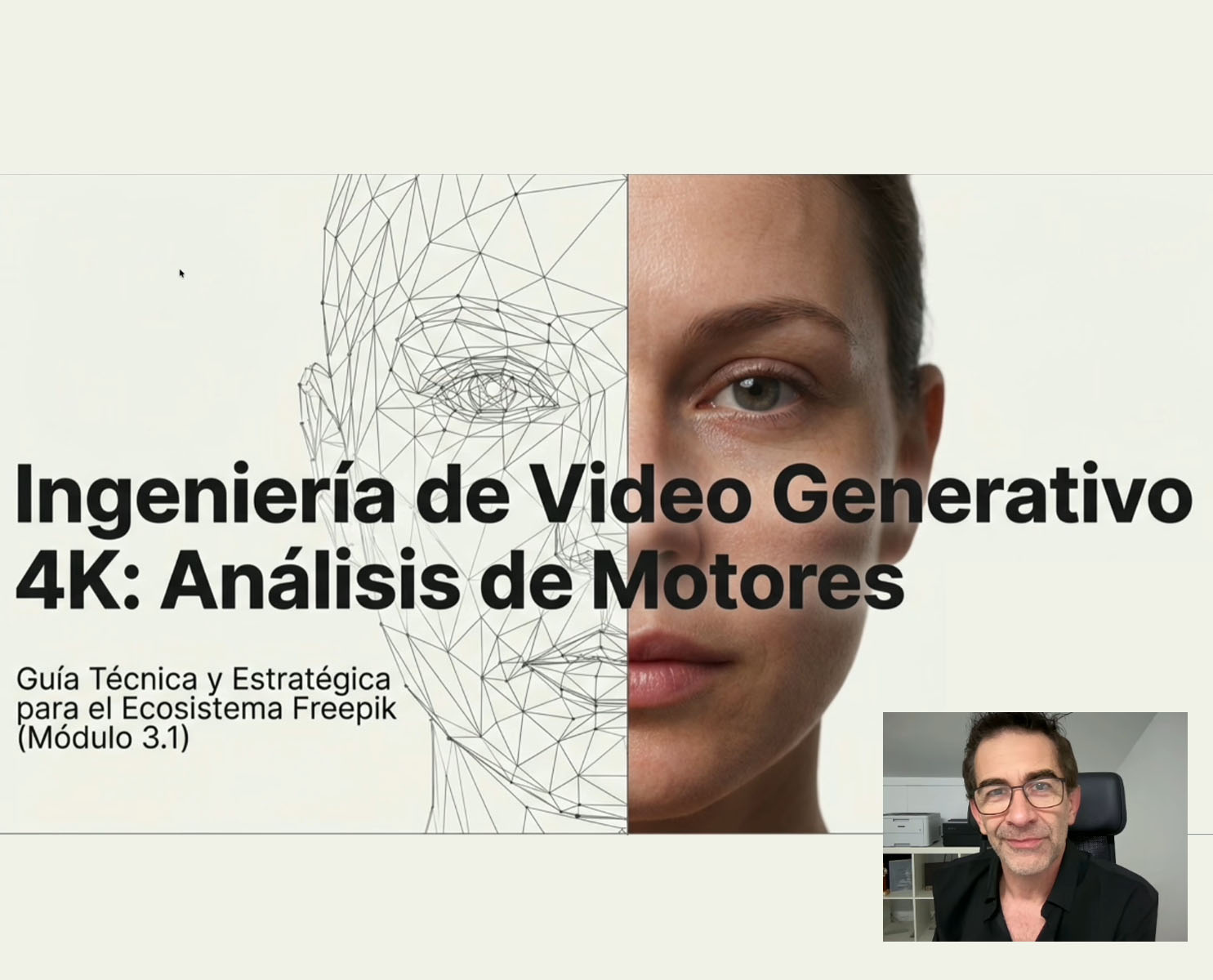 Comparativa visual entre las inconsistencias de 2023 y la fluidez de los modelos de vídeo con IA actuales en la interfaz de Freepik.